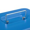 Relaxdays Lockable Cash Box, Removable Insert, 5 Compartments, Iron Money