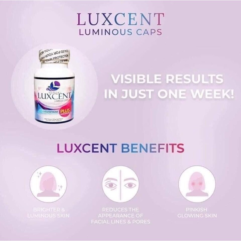 Pure Beauty Collagen and Luxcent Luxcent Capsules and Pure Beauty