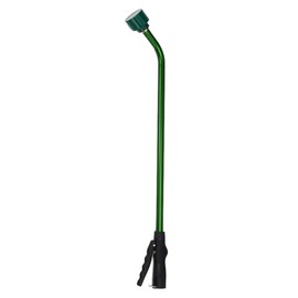 Dramm Touch-N-Flow Rain Wand – 30” Long, Green – Full Watering Flow with Trigger-Style Shut-Off Valve & Lock – High-Flow, Gentle Spray for Gardens, Hanging Baskets & Flowerbeds