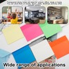 300 Sheets Clear Transparent Sticky Notes, Colorful Waterproof Notepad, Translucent