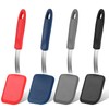Gejoy 4 Pcs Silicone Cookie Spatula Turner Mini Brownie Spatula