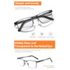 Roegaric Bifocal Reading Glasses for Men Blue Light Blocking Metal