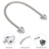 5 Pack Armored Door Loop - TENSSO Stainless Steel Flexible