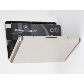 Creative Gifts Accordian Style Card Case Nickel Plated -