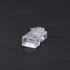 100Pcs Network Crystal Heads Gold Plated Strong Toughness Cable Connectors