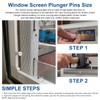 30 Pack Window Screen Plunger Latches 5/32" x 1-1/2"