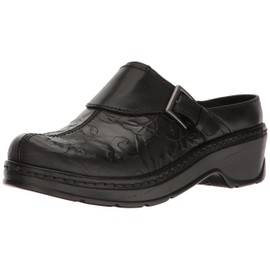 Klogs Footwear Austin Women's Shoes Black Flower Size 8.5 Medium US