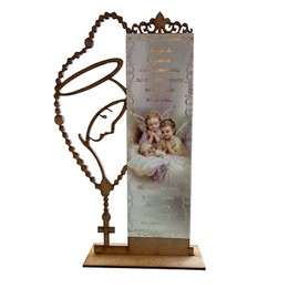 Retablo Centro de mesa, cuadro, Recuerdos Bautizo Comunion Confirmacion Presentacion 10 pz