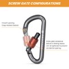 Brotree Small Carabiner Clips Mini Locking Carabiner - 6cm Aluminum