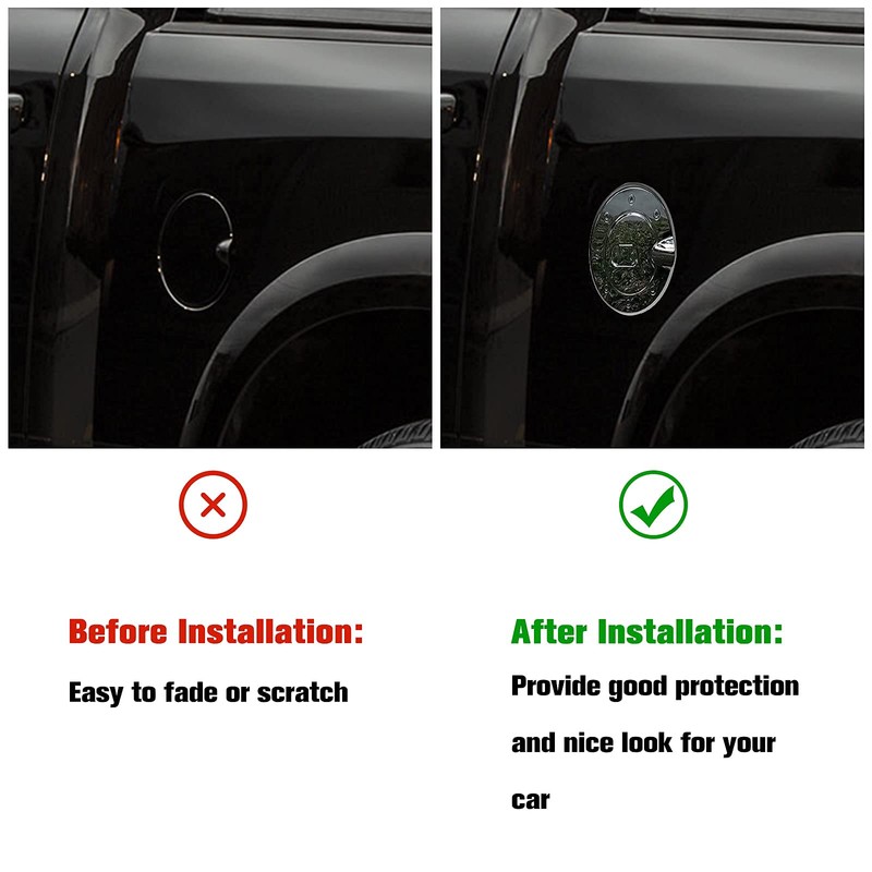 Tapa de depósito de combustible triple cromada para Dodge Ram