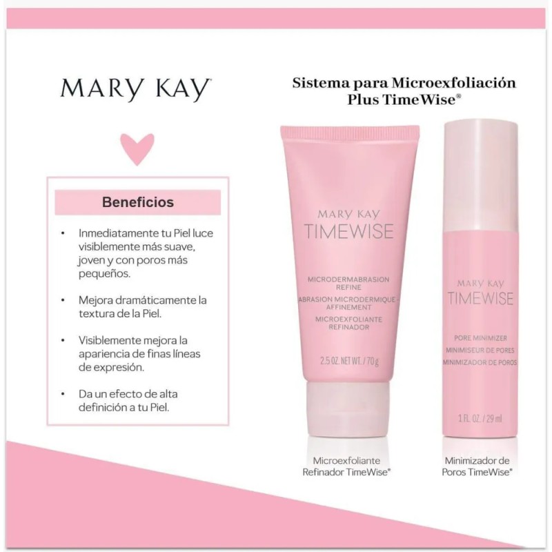 Set De Microexfoliacion Plus Mary Kay Time Wise Mixta