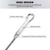 LAKNUAL 3/8" Stainless Steel Wire Rope, 304 Stainless Steel Cable