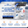 Snow Joe Calcium Chloride Blend Deicer & Snow Removal, 20