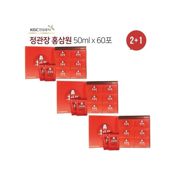 CheongKwanJang Holiday Gift Set CheongKwanJang Red Ginseng Won 50ml 60 packets 3 sets / 정관장 명절 선물세트 정관장 홍삼원 50ml 60포 3세트