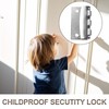Flip Action Door Lock, Reversible Privacy Lock with Anti-Lock Out