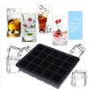 Greensen Bandeja Cubitos Silicona 20 Cavidades Negro 15x12x3cm