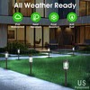 Eyrosa Solar Lights Outdoor, 12 Pack Waterproof Solar Landscape Lighting