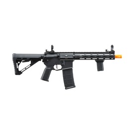 Lancer Tactical Gen 3 Hellion MLOCK 10" Lightweight Durable Polymer M4 Airsoft MLOK AEG w/High Speed Mid Cap with Programmable Trigger (ETU & MOSFET)
