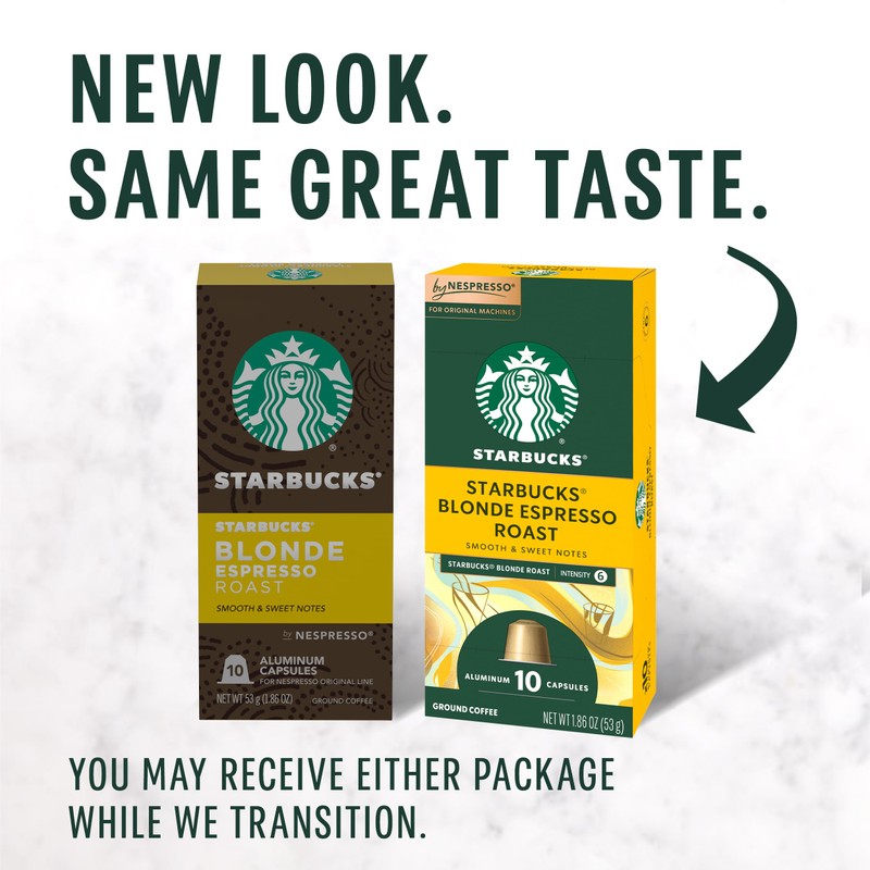 Starbucks by Nespresso Original Line Blonde Roast Espresso 50-count Espresso