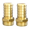 Atisite Brass Hose Nozzle 19 mm Barb x 3/4 Inch
