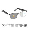 Tulbeys Smart Glasses for Men and Women, silver
