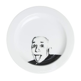Sun Art SAN2208-2 “Great People Face Dishes” Einstein Medium-Sized Dish, Diameter 9.3 inches (23.5 cm), Novelty Tableware