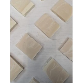 Natural Travel Soap Bar with Essential Oils, Kaolin Clay, Shea Butter, Handcrafted - Mini Travel bag 15g (Patchouli Rose)
