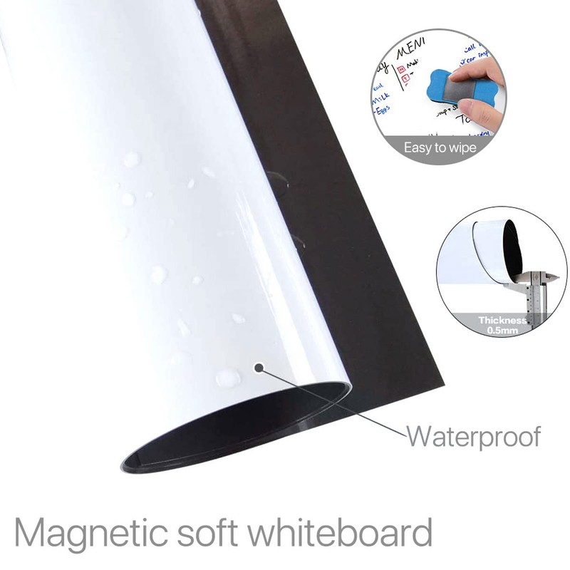 2 Pack Magnetic Portable Fridge Dry Erase Whiteboard Home Kitchen