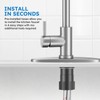Arofa Kitchen Faucet with Pull Down Sprayer, Brushed Nickel Kitchen