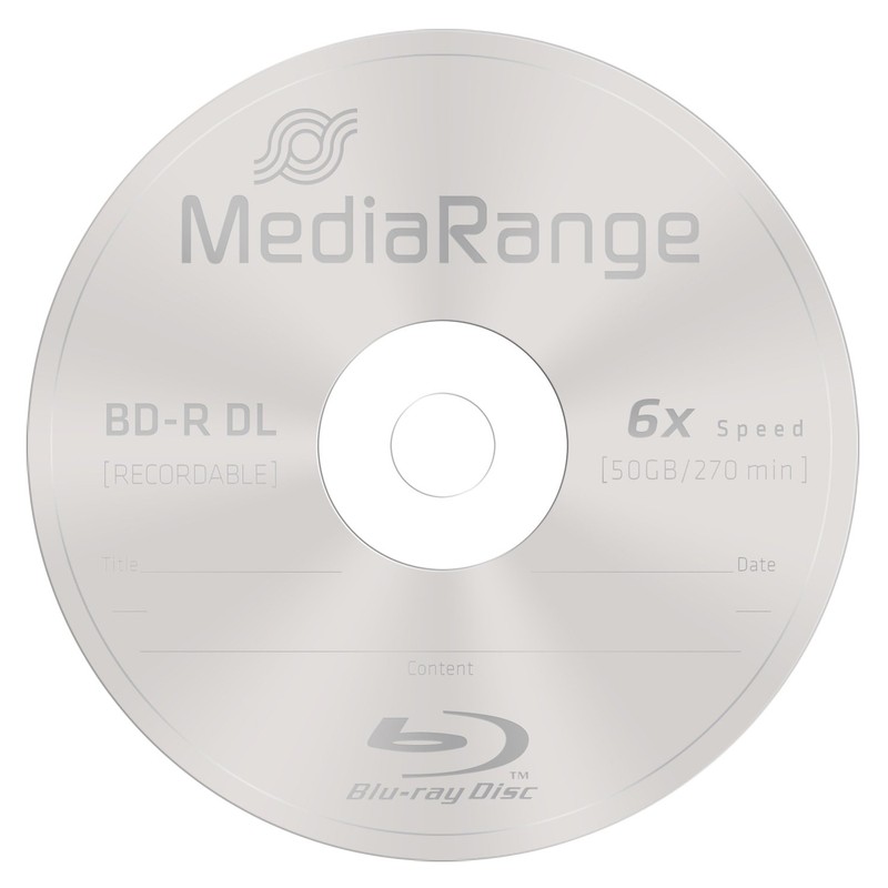 MediaRange 10 x BD-R DL - 50 GB 6X -