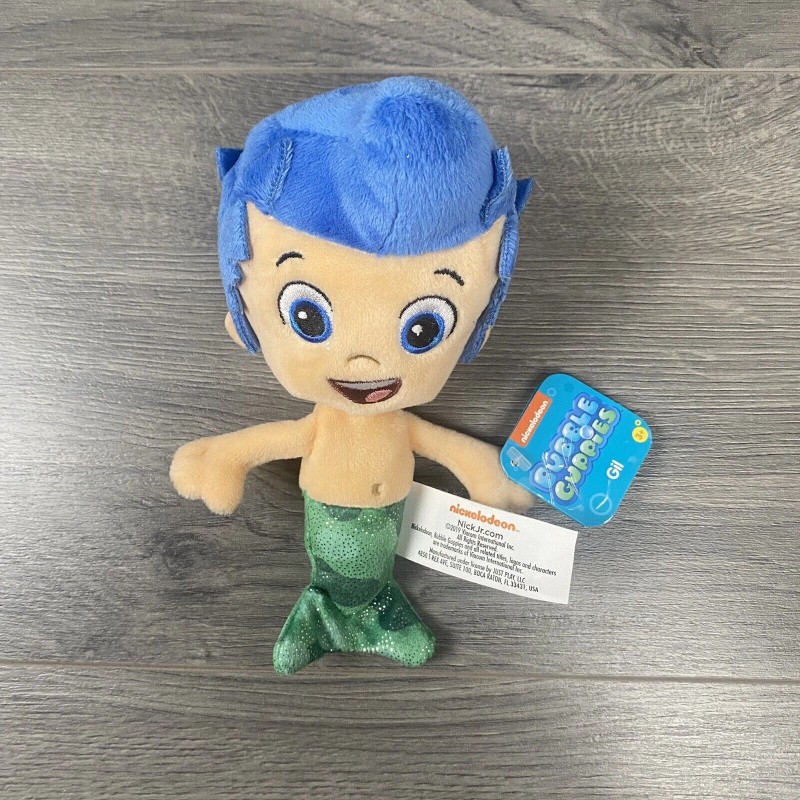 Nickelodeon Bubble Guppies Gil Plush 7" Toy NEW Rare Retired