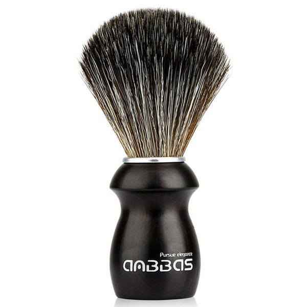 Anbbas Synthetic Shaving Brush with Wooden Handle,Lathering Well with All Shaving Soap Cream for Close Shave