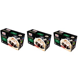 3 Packs - Lee's Coffee Pour Over Exclusive Fresh Ground Coffee Filter Packs Brazil Santos - 16 Bags per Box