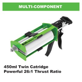 Albion Engineering Company B26T400X10 400 Series B-Line Manual Multi-Component Cartridge Epoxy Adhesive Gun, 10:1 Ratio (490 ml)