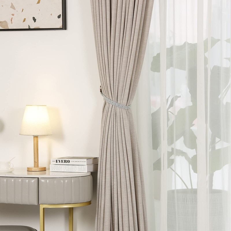 Hand Knitting Curtains Tied Rope Simple Type Curtain Tie Backs