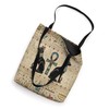 Egyptian Cats and ankh cross Tote Bag