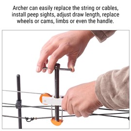 Bow Press Arrow Bow-Metal Portable Outdoor Compound Bow Press Quad Bracket Set Hunting Archery Arrow Shooting Tool