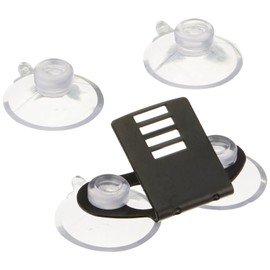 Escort Windshield Suction Cup Mount for Radar and Laser Detectors (Bracket & 4 Suction Cups)