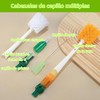 THJOPOKEEL Cepillo Multifuncional 5 en 1 para Limpieza de Botellas,