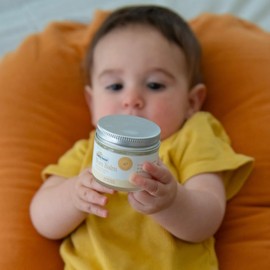 SPRIGS Baby Bear Bum Balm, 2 Fl Oz | Multipurpose Whipped Moisturizing Diaper Cream for Babies & Dry & Sensitive Skin | Soothing Essential Oils & an Herbal Blend of Organic Calendula & Tea Tree