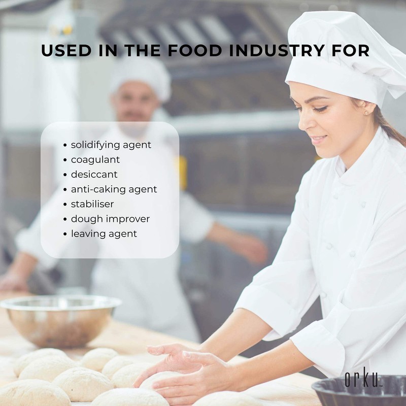 100g Calcium Sulphate Gypsum Powder - Food Grade Hydrous Sulfate