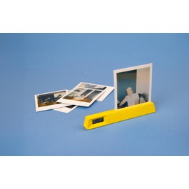 Xoopar Le19 Grey Polaroid Room Thermometer and Photo Holder, High Precision Temperature Display Accurate to the Decimal Place, with Photo Holder with 3 Places, Made in France Made from Recycled