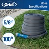 Orbit 33180 ExoJacket Fabric Garden Hose - Heavy-Duty Water Hose