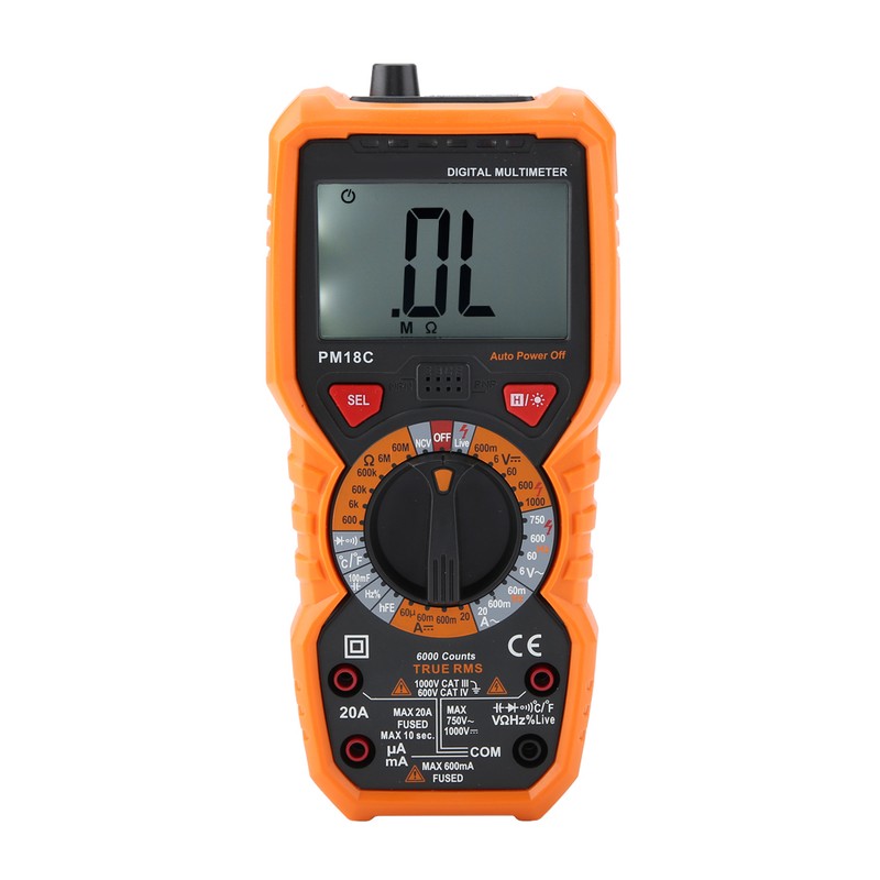 PEAKMETER PM18C Intelligent Digital Multimeter Voltage Resistance NCV Tester