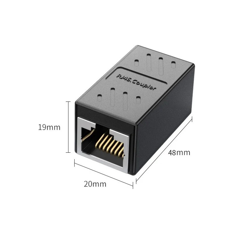 Cople De Extensión De Red Rj45 Cat5 5e 6 7