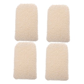 Healeved Bath Sponges Pack Soft Cotton Linen Exfoliating Bath Brush Safe for Toddlers Easy to Clean for Boys and Girls
