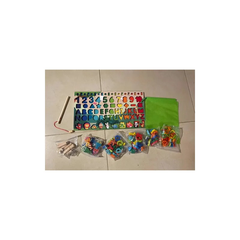 Tablero Juego Educativo Montessori Números Y Animalitos