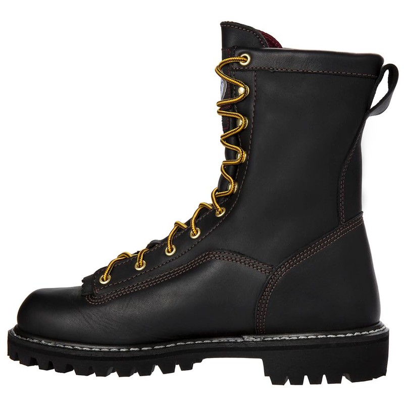 Georgia Boot mens G8040 Mid Calf Boot, Black, 11.5 US