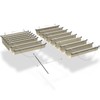 ECOOPTS 3'x12' Retractable Waterproof Wave Sun Shade Canopy Pergola Cover