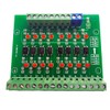 PRACTINET Módulo Optoacoplador de 24 vcd a 5vcd de 8